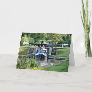 CARTÃO BARCOS DE CANAL