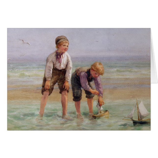 Cartão Barcos de navigação (Frente Horizontal)