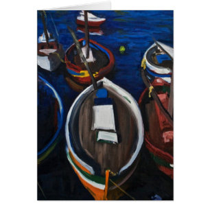 Cartão Barcos de pesca em Sète