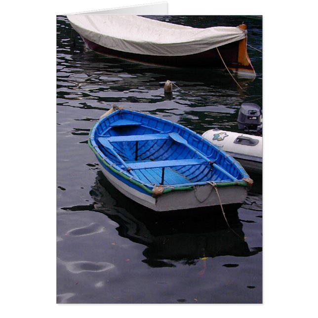 Cartão Barcos pequenos (Frente)