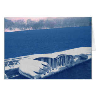 Cartão Barcos que esperam o primavera