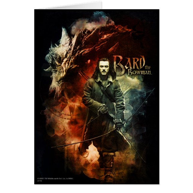 Cartão BARD BOWMAN™ & Smaug (Frente)