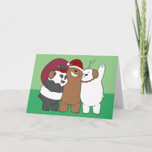 Cartão Bare Bears - Saudações de Época