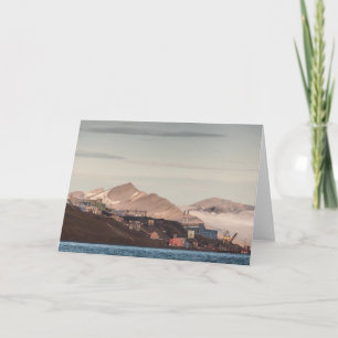 Cartão Barentsburg Spitsbergen Svalbard