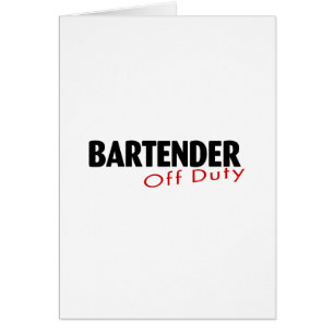 Cartão Barman fora de serviço