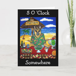 Cartão Barman Pastor Alemão