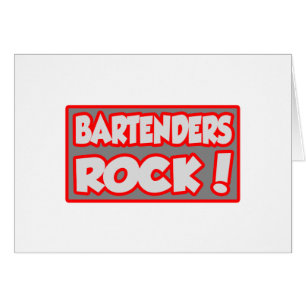 Cartão Barman Rock!