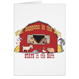 Cartão Barnyard Goat