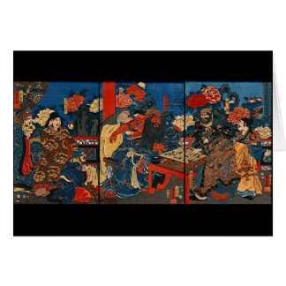 Cartão Baron chinês Kan-u 1853