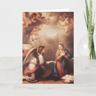 Cartão Bartolome Murillo - The Anunciation