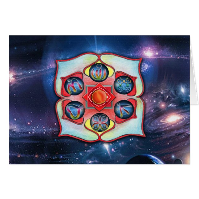Cartão Base Chakra (Frente Horizontal)