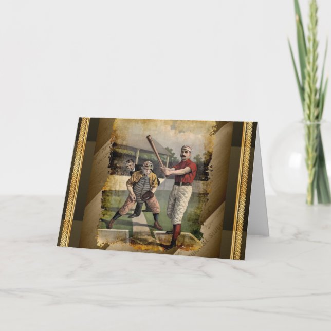 Cartão Baseball:Vintage (Frente)
