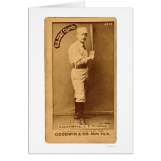 Cartão Basebol 1887 de Abner Dalrymple