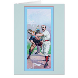 Cartão Basebol 1895 do vintage