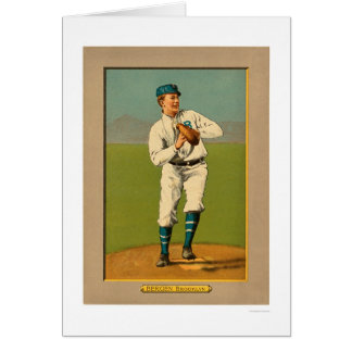 Cartão Basebol 1911 de Bill Bergen Dodgers