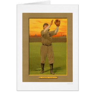Cartão Basebol 1911 dos tigres de Davy Jones