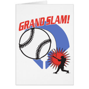 Cartão Basebol do grand slam