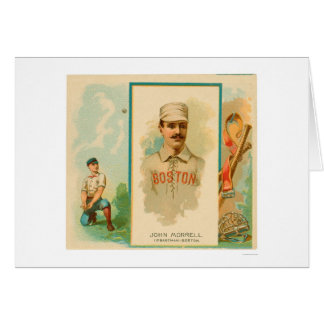 Cartão Basebol raro 1888 de John Morrell