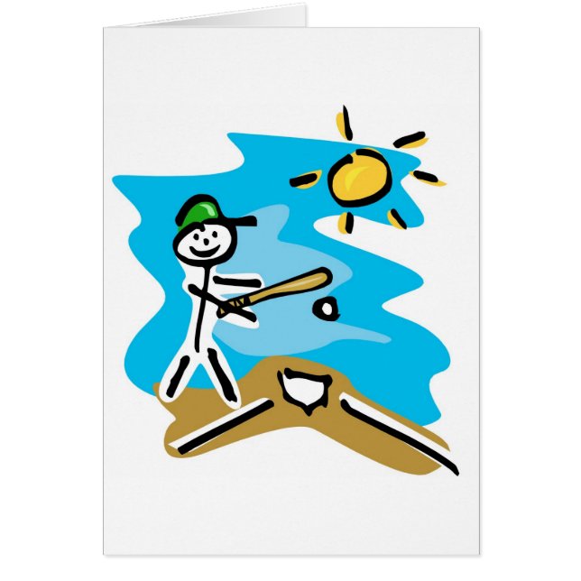 Cartão basebol & softball (Frente)