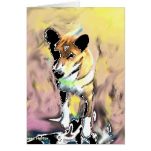 Cartão Basenji