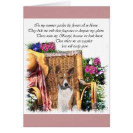 Cartão Basenji Lovers Art Gifts