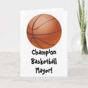 Cartão Basketball Fathers Day Card