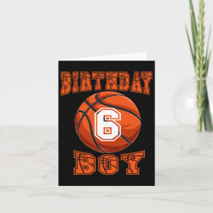 Cartão Basquete - Aniversário do Aniversário do Aniversár