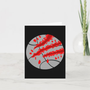 Cartão Basquete Com Garra Vermelha