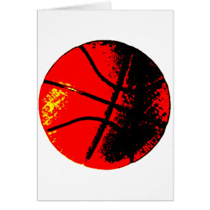 Cartão Basquete de pop