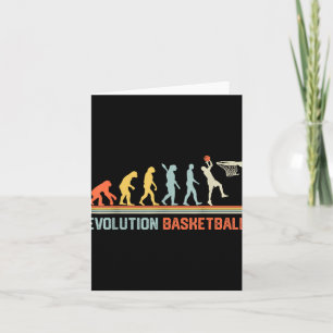 Cartão Basquete Evolução - Esporte Amantes do Basquete Re