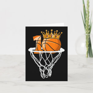 Cartão Basquete Feliz 10º Aniversário Bola 10 Anos