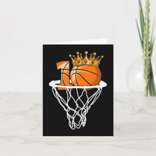 Cartão Basquete Feliz 10º Aniversário Bola 10 Anos