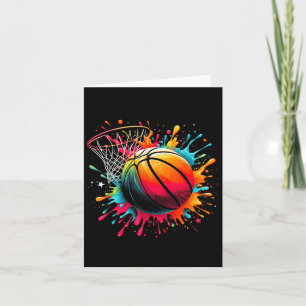 Cartão Basquete Feliz Natal No Basquete No Xmas M