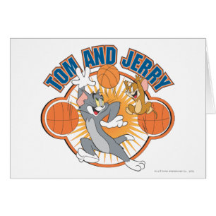Cartão Basquetebol 4 de Tom e de Jerry