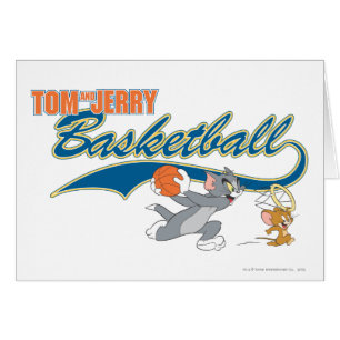Cartão Basquetebol 5 de Tom e de Jerry