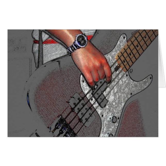 Cartão Bass 4 gcnm (Frente Horizontal)