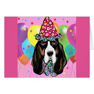 Cartão Bassett Hound