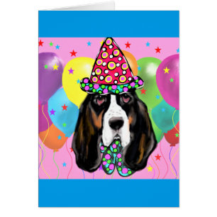 Cartão Bassett Hound