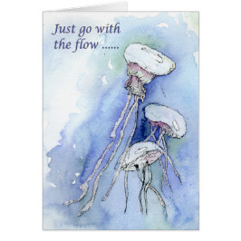 Cartão Basta ir com o fluxo (a434)