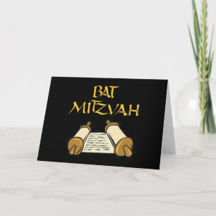 Cartão Bat Mitzvah