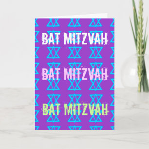 Cartão BAT MITZVAH