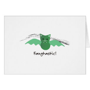 Cartão Bat Verde Fangtástico