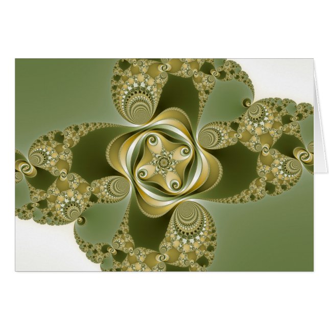 Cartão Bata Isto - Fractal (Frente Horizontal)