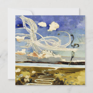 Cartão Batalha da Grã-Bretanha, pintura de arte de Paul N