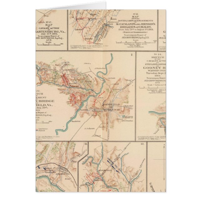 Cartão Batalha de Belle Grove (Frente)