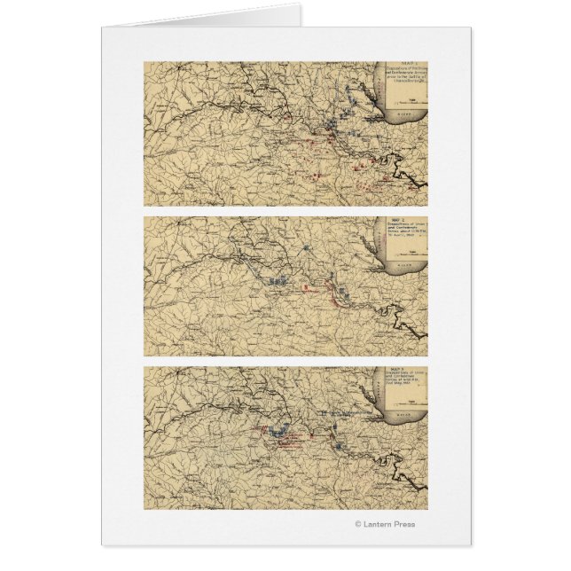 Cartão Batalha de Chancellorsville (Frente)