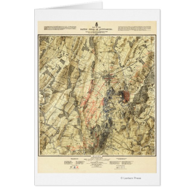 Cartão Batalha de Gettysburg 5 (Frente)
