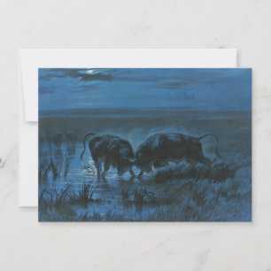 Cartão Batalha de Lua (Luta de Buffalo Água)