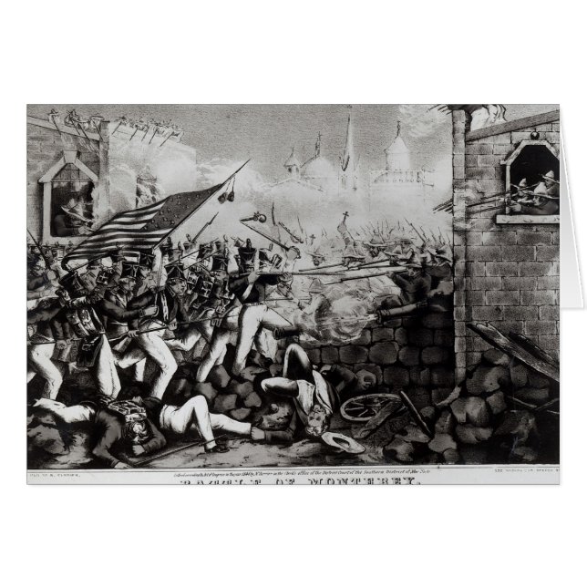 Cartão Batalha de Monterey (Frente Horizontal)