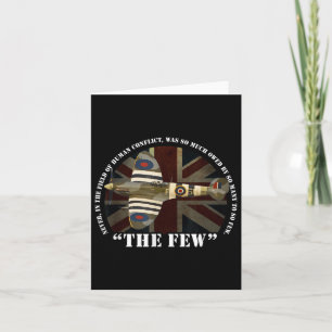 Cartão Batalha Do Avião De Raf Britânico Despeja O Pouco 